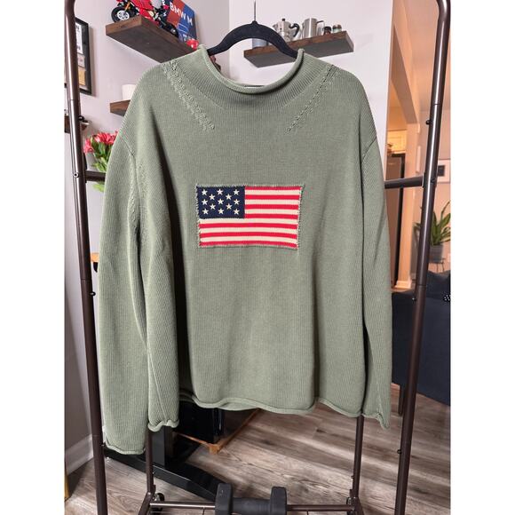 Tuckernuck Americana Flag Sweater size XXXL - Picture 2 of 5